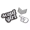 Pakiet naszywek harcerskich: Scout girl