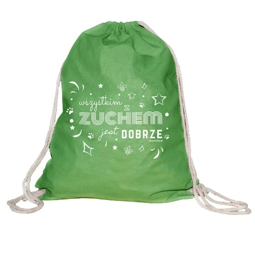 Worek/ plecak zuchowy Wszystkim z zuchem jest dobrze