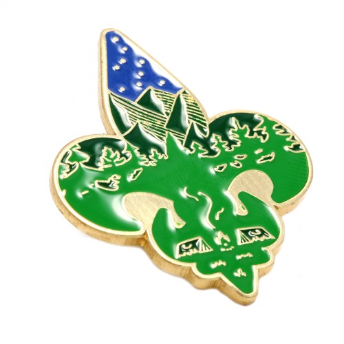 Pin harcerski Lilijka