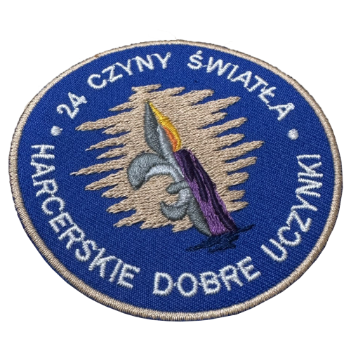 Plakietka 24 Czyny Światła Duża