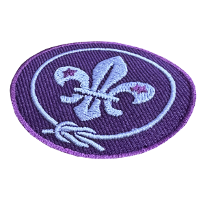 Plakietka WOSM - haftowana