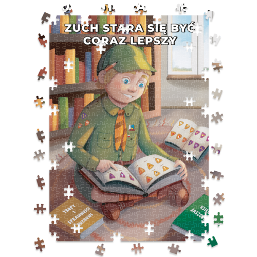 Puzzle zuchowe - Prawo Zucha: Zuch stara się być coraz lepszy