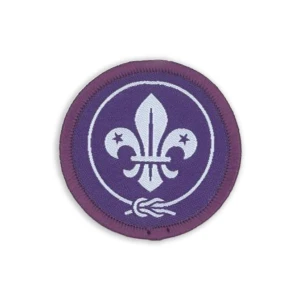 Plakietka WOSM - żakardowa