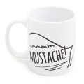  Kubek biały Mustache 